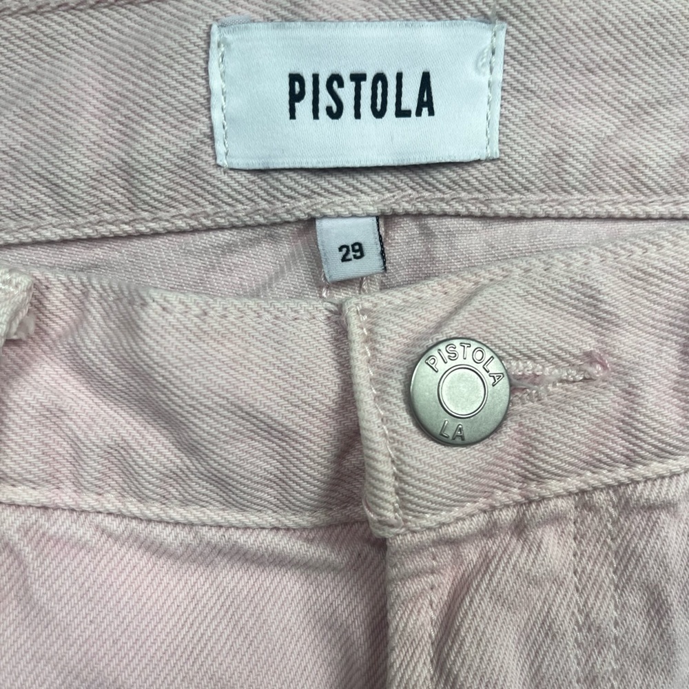 Pistola Lexi Mid Rise Straight Jean | Blush | Size 29 - Picture 8 of 9